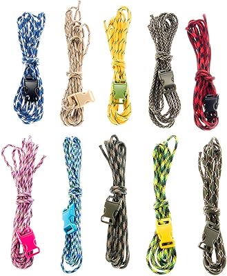 ASR Outdoor Paracord Bracelet Making Kit with Buckles Assorted Camo Pattern 10pc