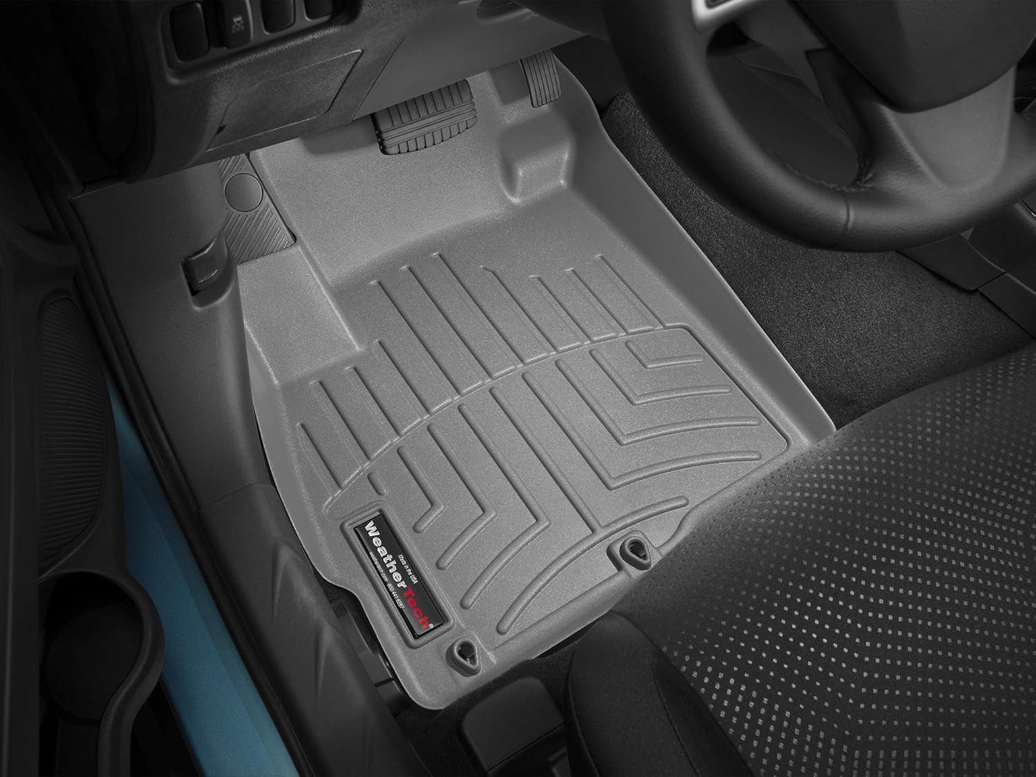 WeatherTech Custom Fit FloorLiners for Mitsubishi Outlander Sport, Outlander, Outlander - 1st Row (466511), Grey