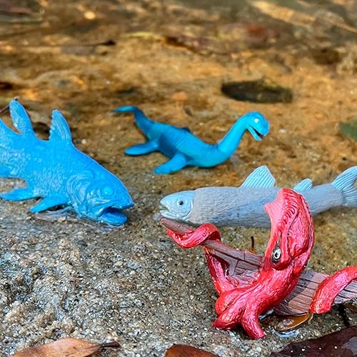 Miniatura 6 de Safari Ltd Cryptozoology TOOB con 7 figuras de juguete de animales crípticos mitológicos y extraños incluyendo Pie Grande, Yeti, Monstruo del Lago