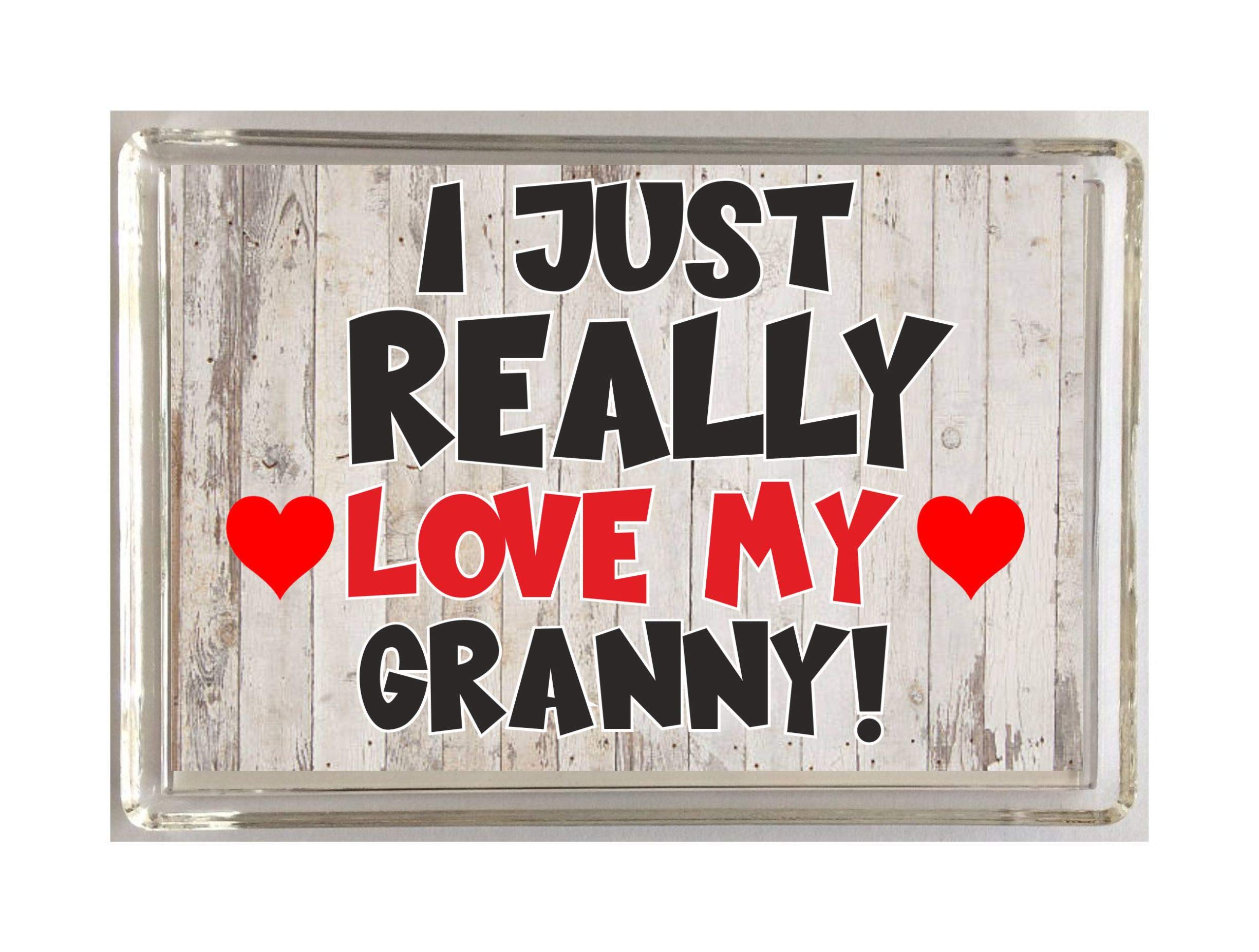 'Clare's Cosmetics' Gift For Granny – I Really Love My Granny – Novelty Fridge Magnet Present