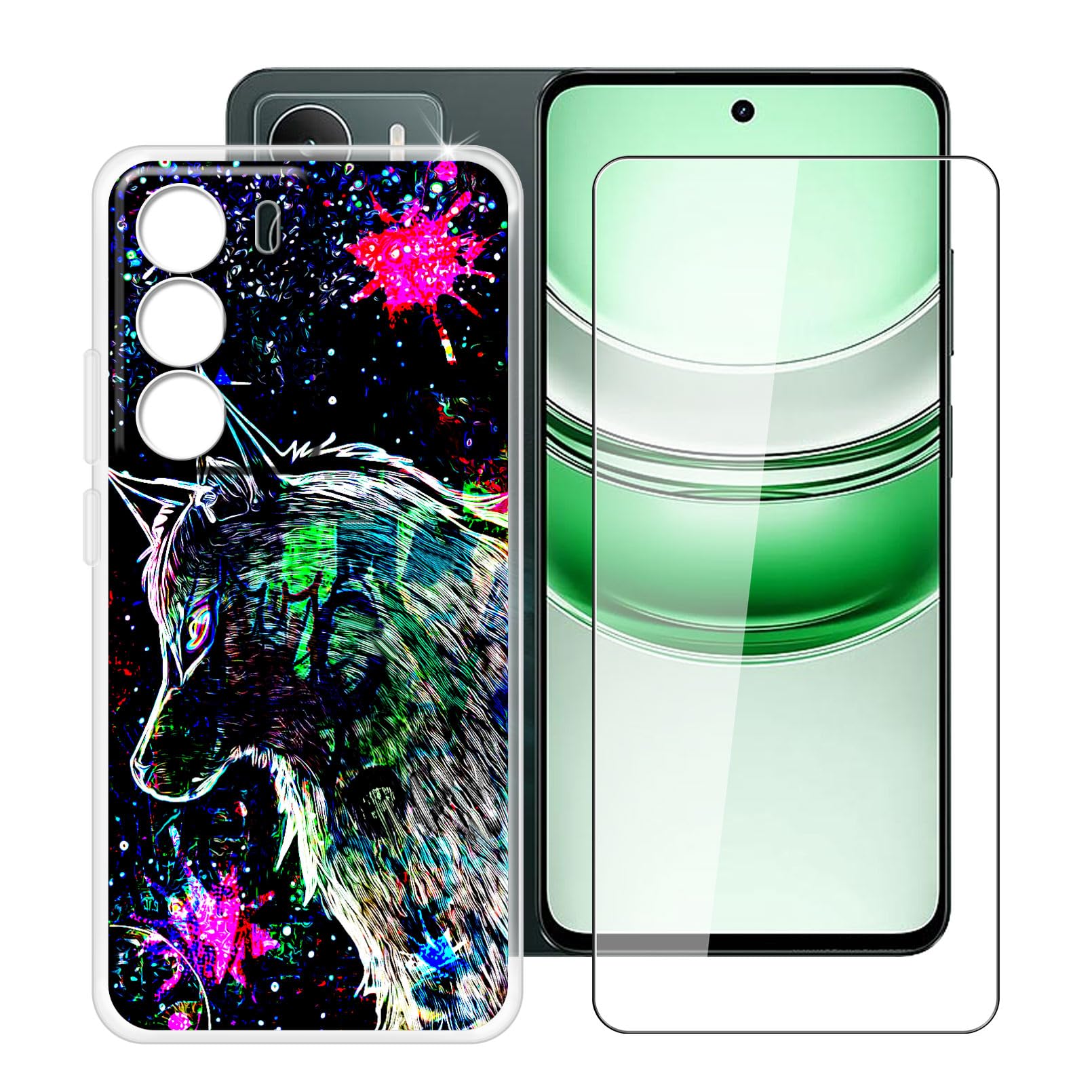 realme C71 本体とケース　8GB 256GB Amazon.com: YQINHHME Clear Case for Realme C71 (6.67