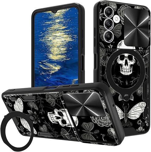 Vista 42 de Funda protectora híbrida para Samsung Galaxy A53 5G de 6.5 pulgadas y anillo giratorio de 360 grados, función atril, híbrida, de doble capa