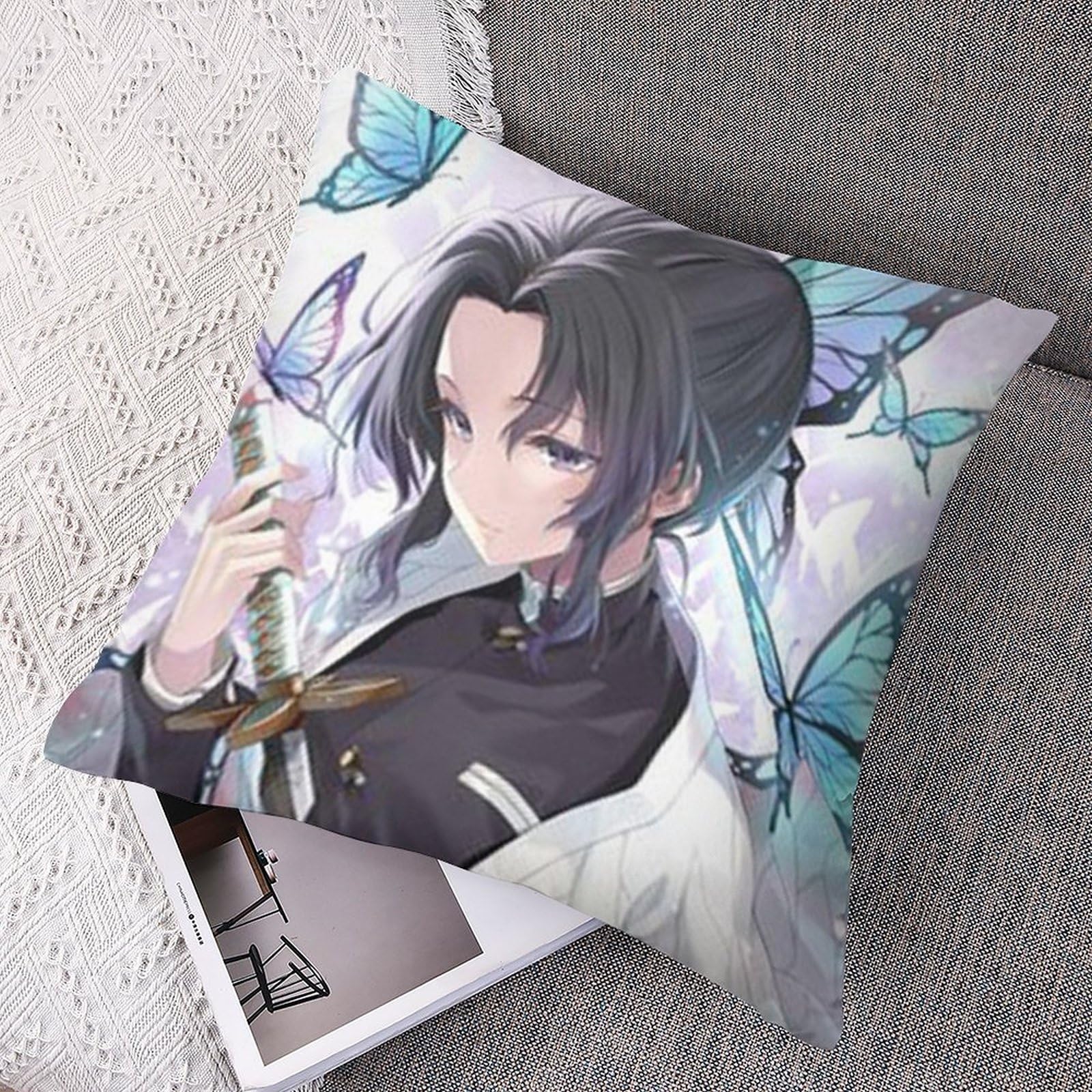 Amazon｜あいのにじょ 鬼滅の刃 胡蝶しのぶ2 (4) 抱き枕カバー