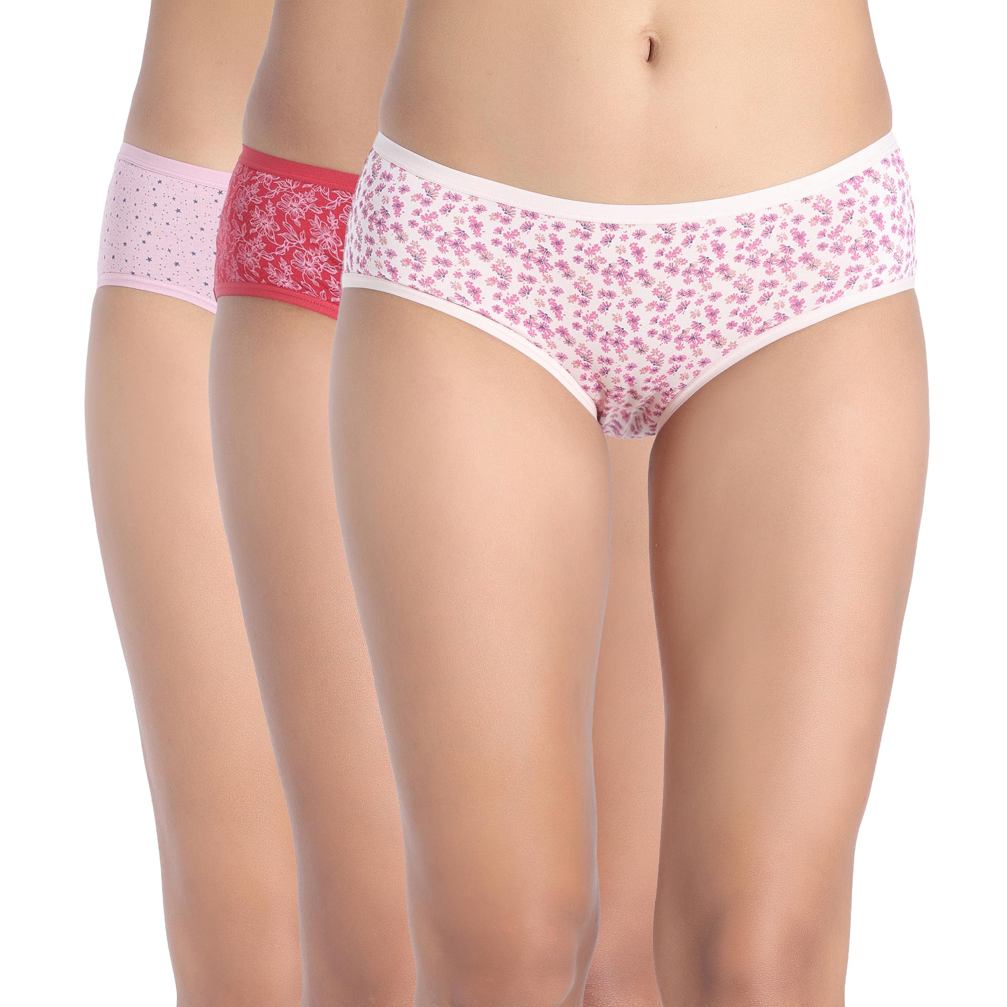 Low Rise Full Coverage Hipster Panty (Pack of 3), Multicolor-image-21