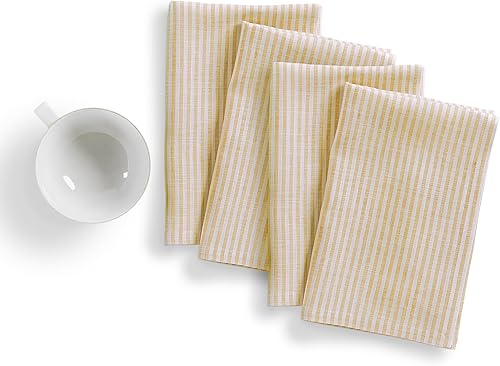 Miniatura 15 de Solino Home Juego de 4 manteles individuales de lino de 14 x 19 pulgadas, 100 % lino puro para primavera, Pascua y primavera Natural &