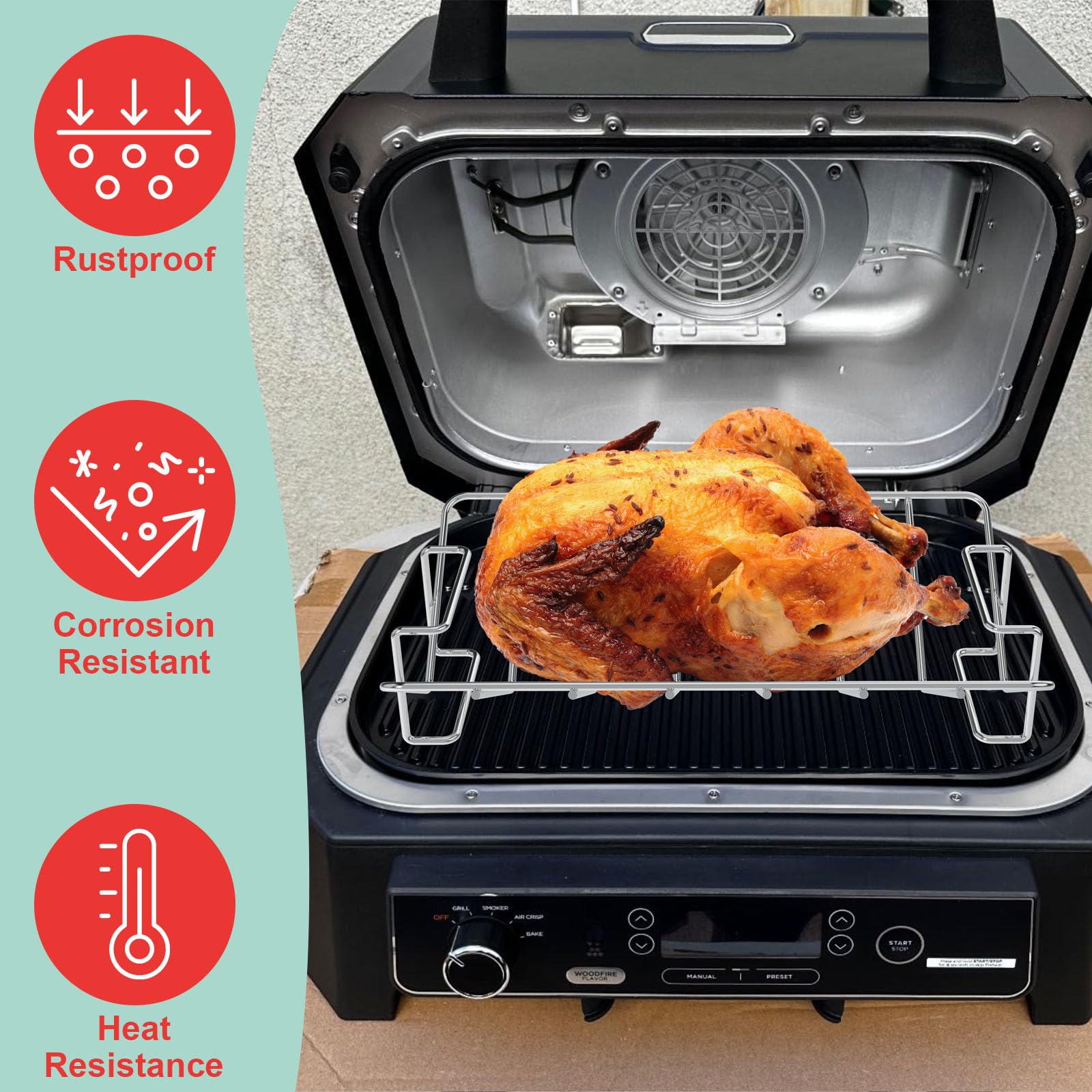 Ninja Smoker Rib Rack Ninja Smoker Grill Turkey