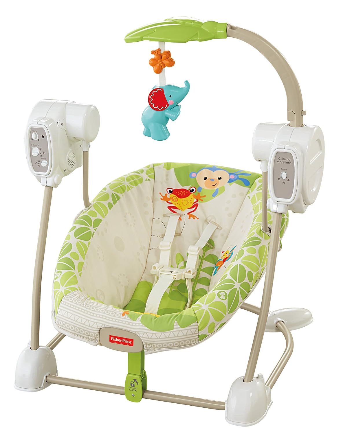 Fisher-Price SpaceSaver Swing & Seat, Rainforest Friends
