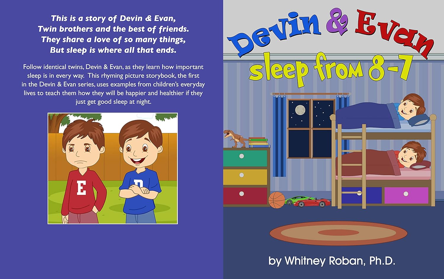 Devin & Evan Sleep From 8-7: Teaching Children the Importance of Sleep