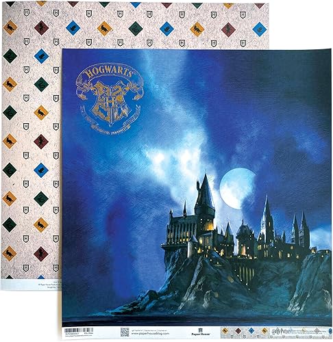 Miniatura 2 de Paper House Productions Harry Potter - Paquete de papel decorativo de doble cara de 12 x 12 pulgadas, 12 hojas para álbumes de recortes y
