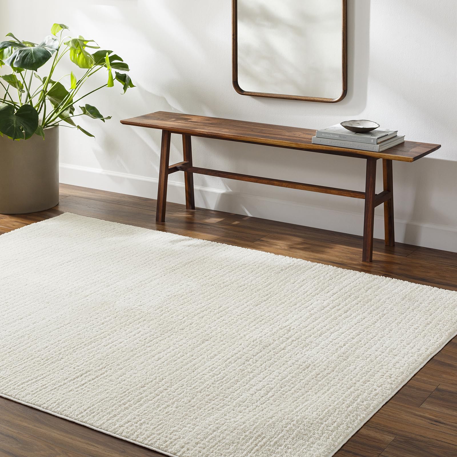 Livabliss Zadar Abstract Rug - Area Rugs Living Room 160x213 cm, Dining Room, Lounge, Kitchen, Bedroom - Modern Marble Large Rug, Soft Luxurious Easy Care Medium Pile, Cream