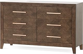 Child Craft Kieran 6 Drawer Double Dresser, Brown, Toasted Chestnut