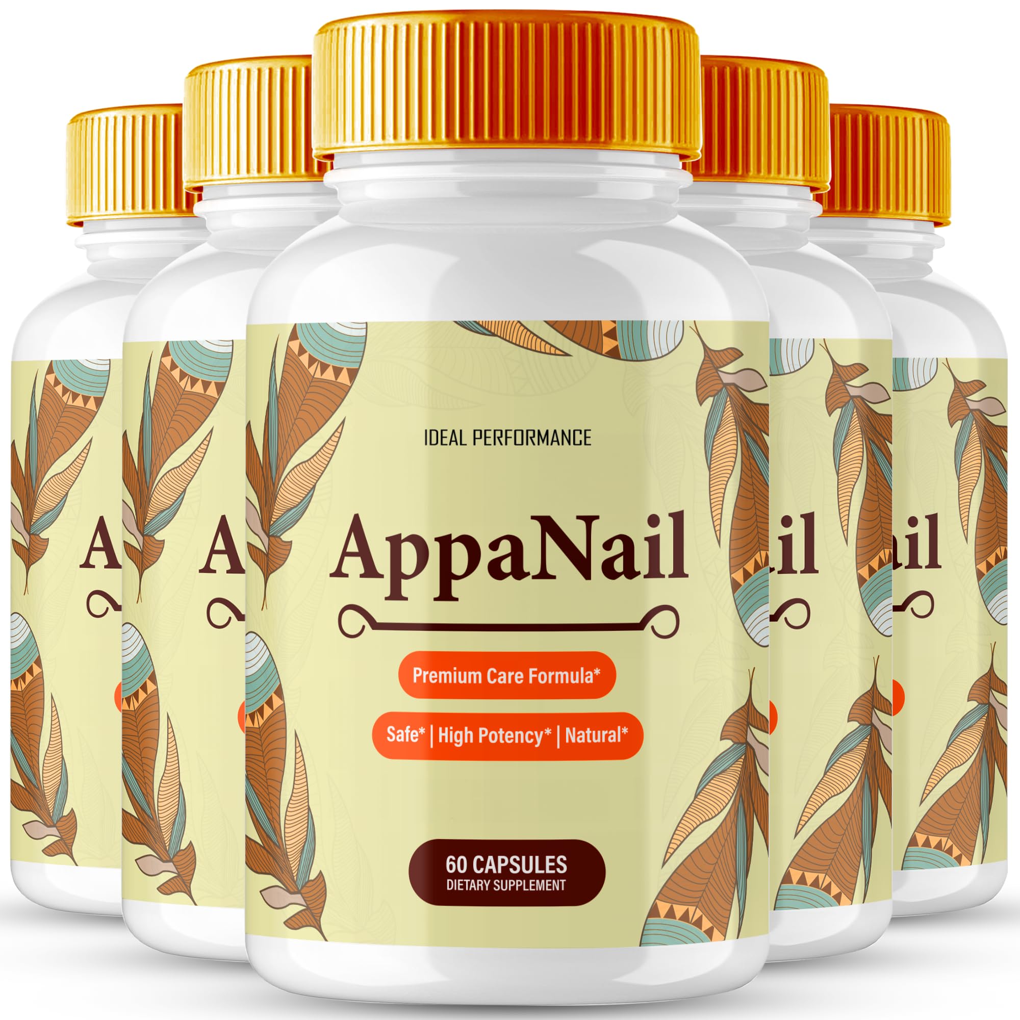 AppaNail Capsules, AppaNail Supplement Pills for Healthy Nail Support - Maximum Strength, All Natural Formula for Nail Growth and Resilience - Daily