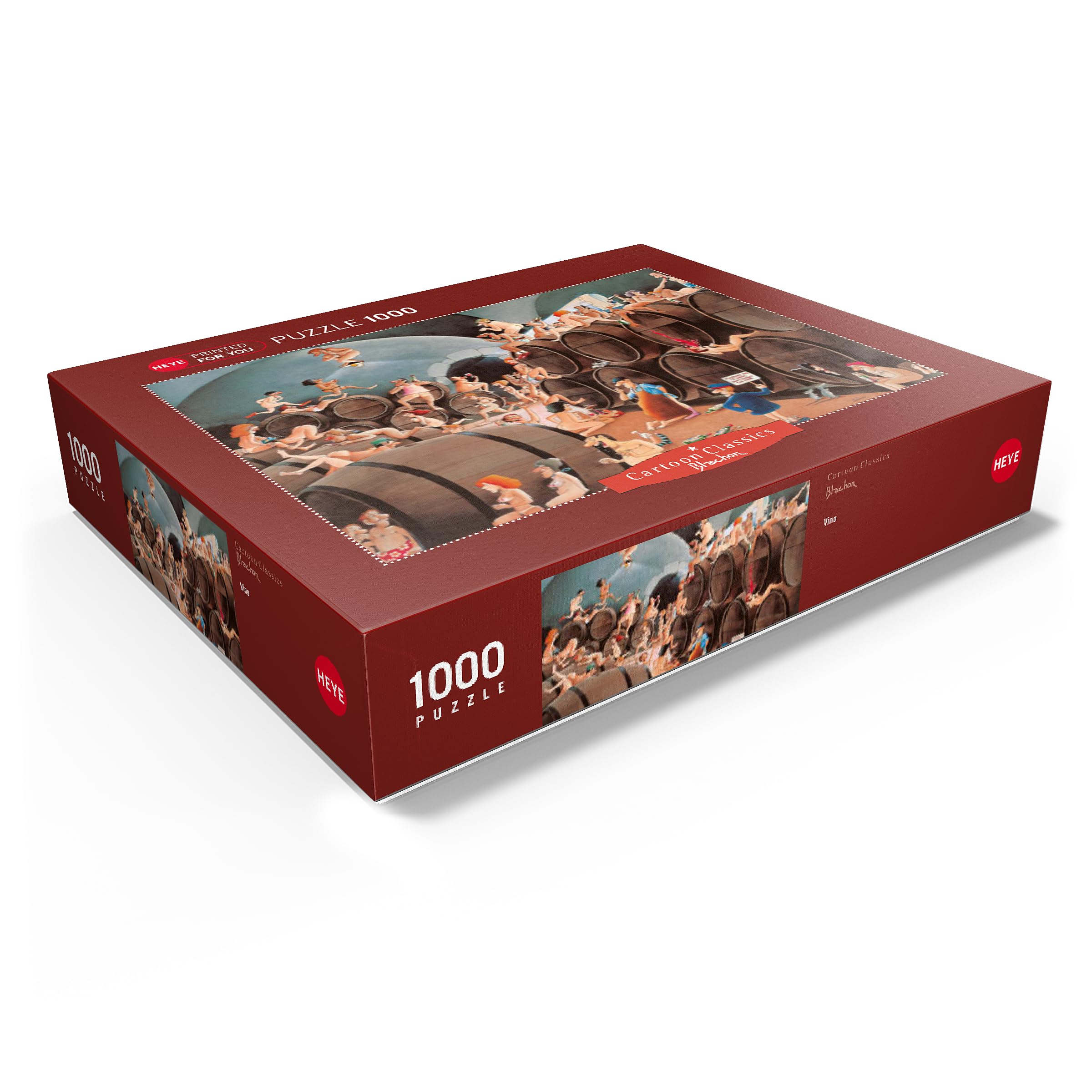 MyPuzzle 1000 Piece Jigsaw Puzzle - Blachon Cartoon Classics, Premium Quality, Made In USA - View #12