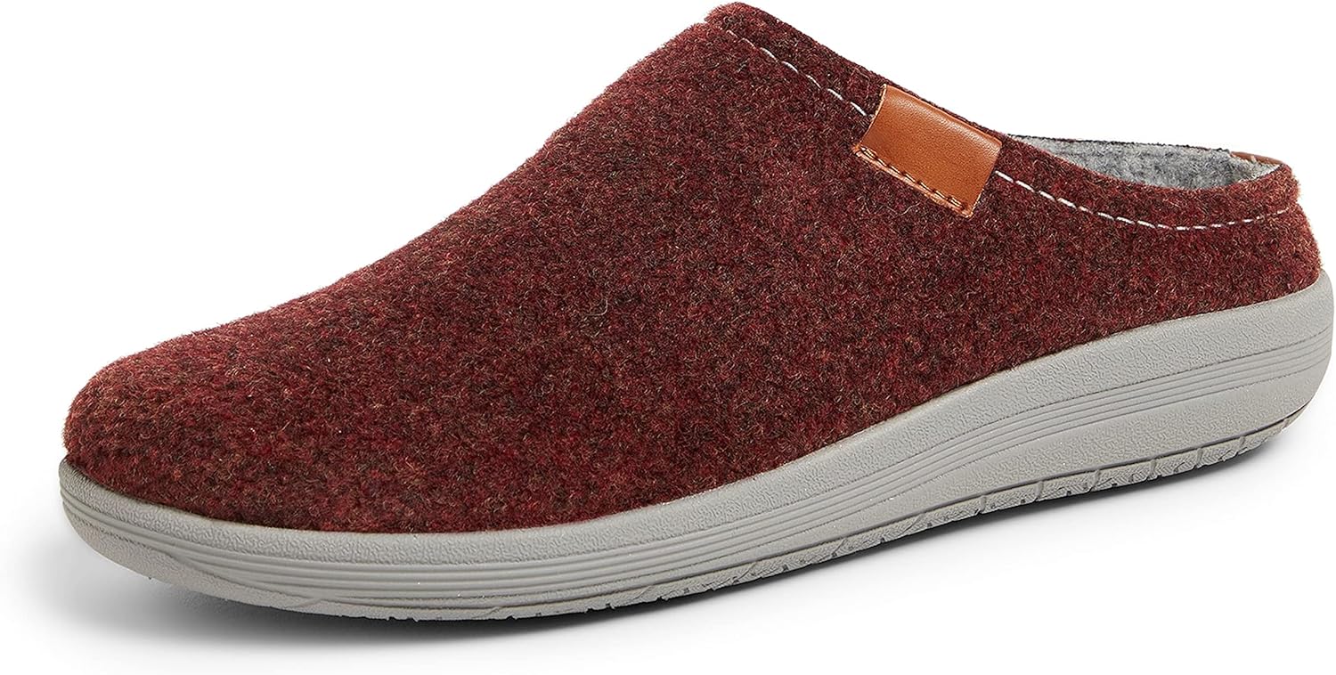 Dearfoams Women's Original Comfort Gianne Mule, Rose, 8