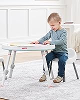 Vista 6 de Skip Hop Centro de actividades para bebés: Centro de juegos interactivo con funcionalidad de crecer con 3 etapas, 4M +, Nube de plateado.