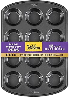 Wilton Gold Premium Non-Stick Warp-Resistant Bakeware, Made without PFAs...