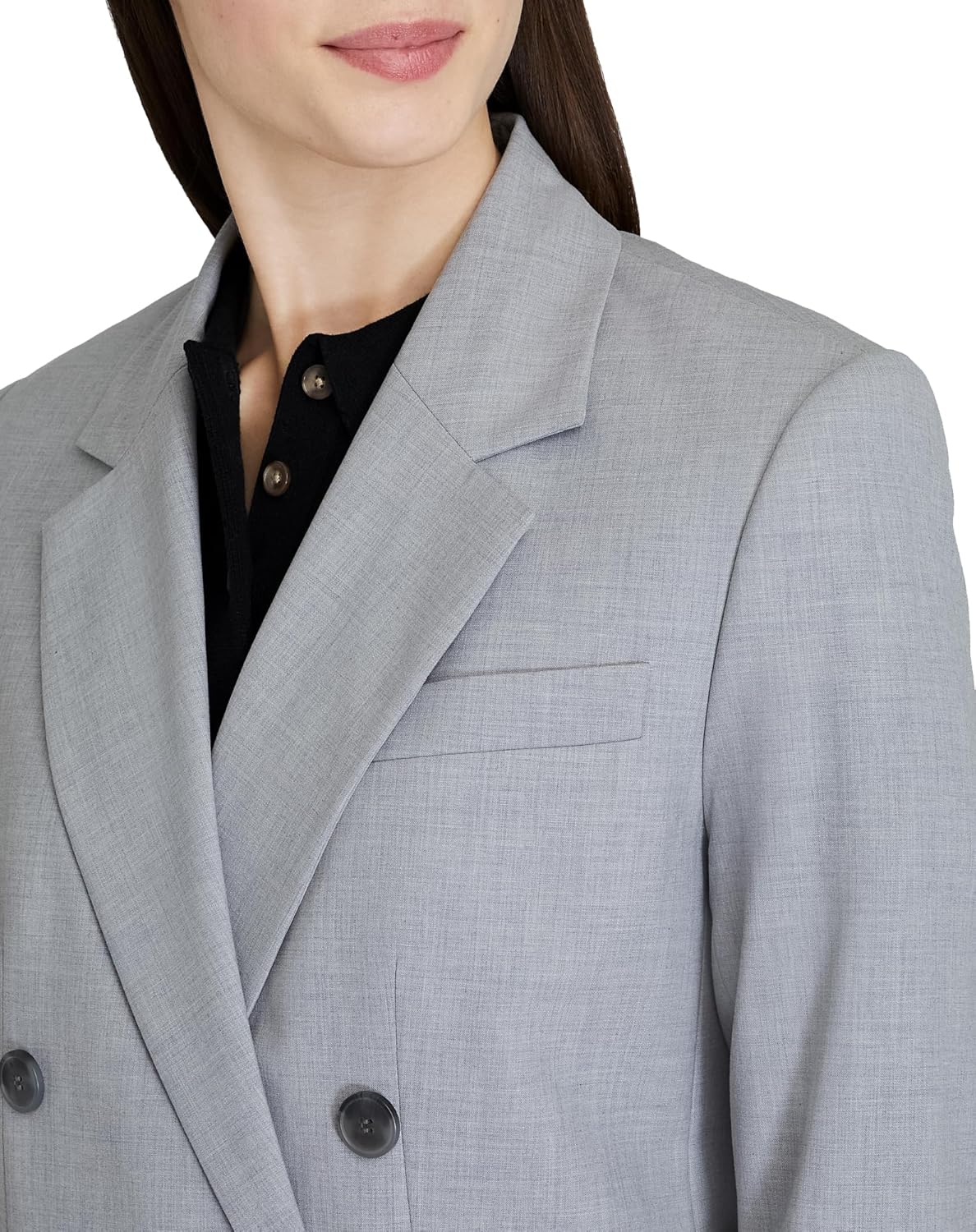 Club Monaco Women's Women's Lightweight Wool Double Breasted Relaxed Blazer