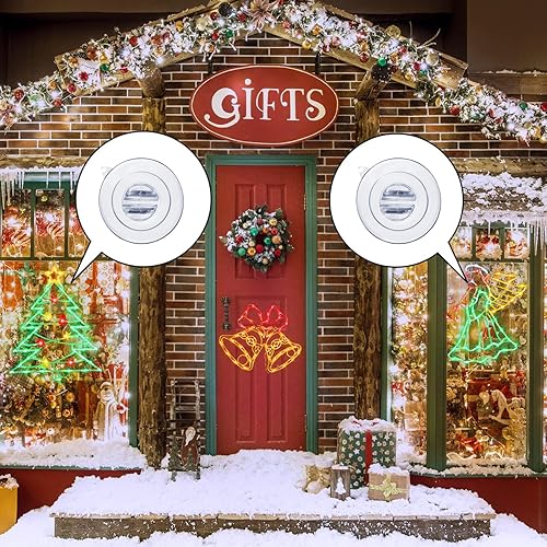 Miniatura 7 de Profully 200 ventosas de cadena de luces navideñas, mini soporte de ventosa de luz navideña, colgar luces de Navidad, ganchos para colgar luces de