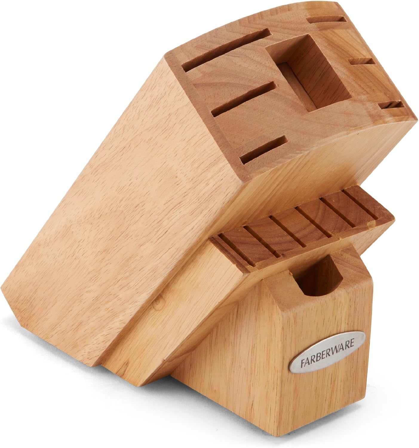 Best Review Farberware 15-Piece Triple Rivet Forged Knife Block Set, Black