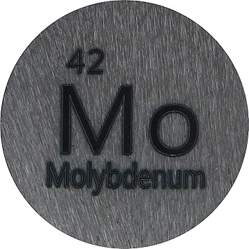 Molybdenum (Mo) 24.26mm Metal Disc 99.95% Pure for Collection or Experiments