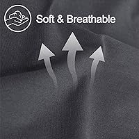 Vista 3 de Queen Mattress Protector Waterproof Mattress Cover with 18" Deep Pocket Bed Cover, Fitted Sheet Style Noiseless Breathable Machine Washable, Dark