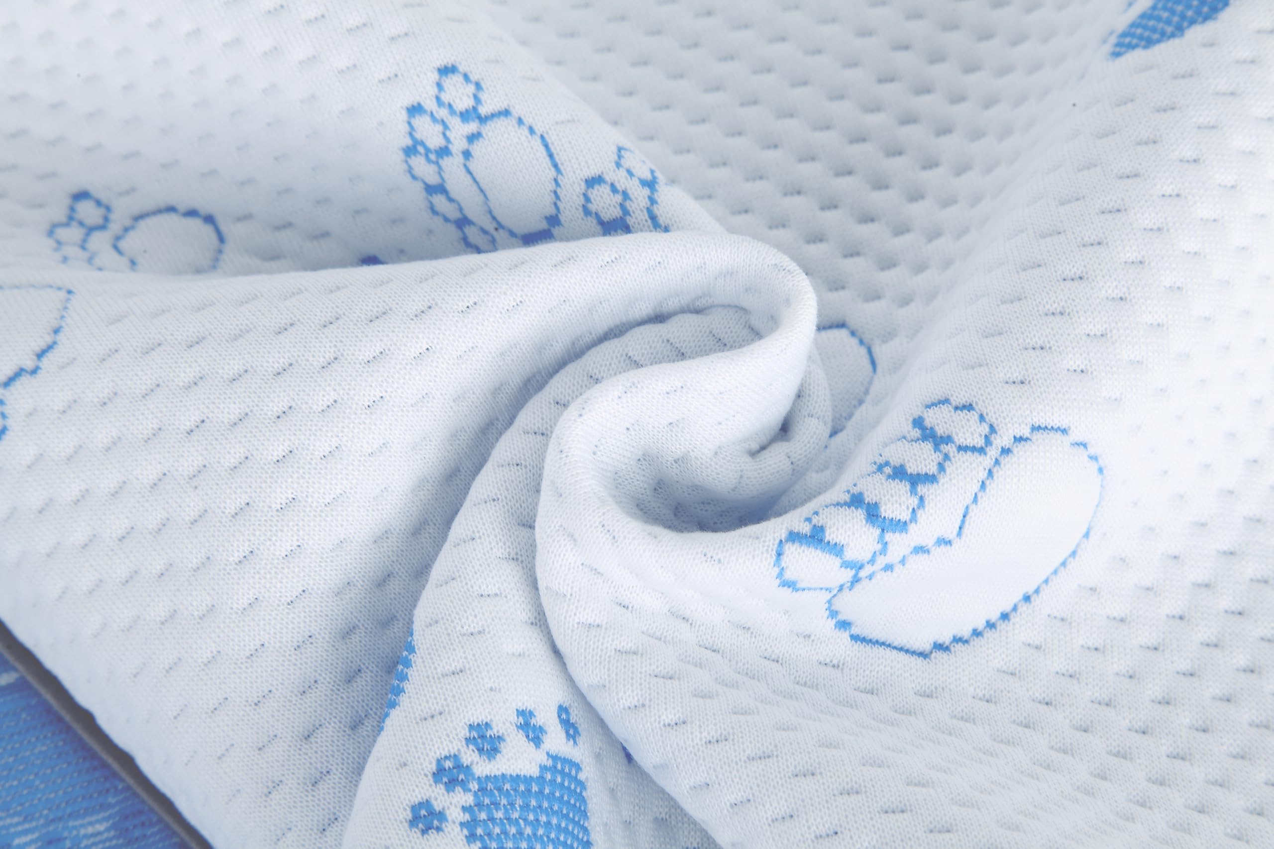 Cojín de Espuma viscoelástica para niños Cojín de bebé para Cojines Planos para niños (4-12 años)