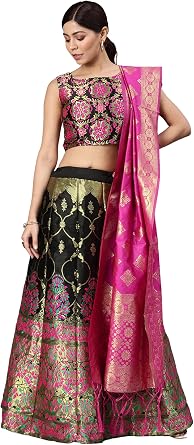 Lehenga Choli Set for Women, Handcrafted Indian Party Wear, Wedding Attire