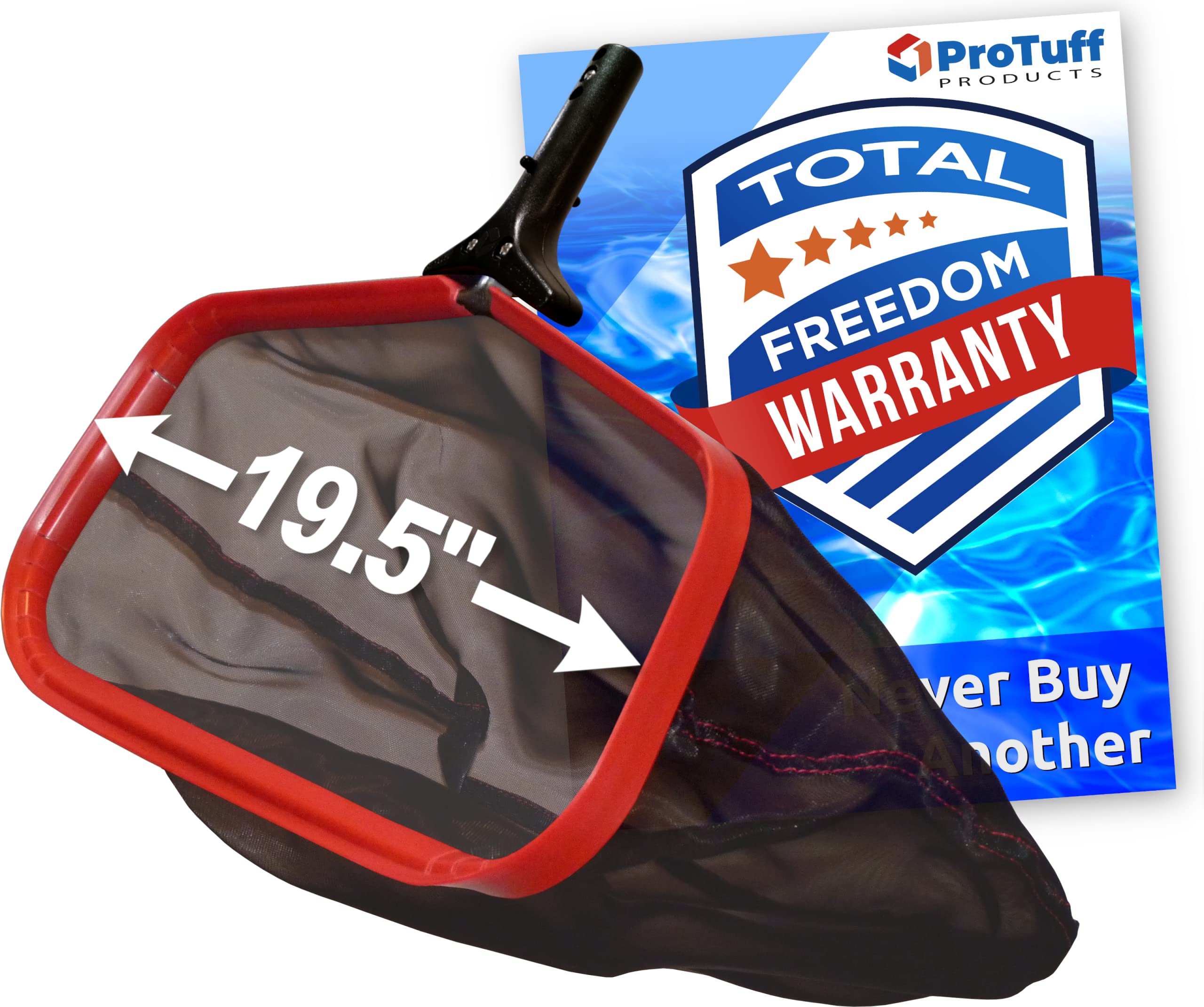 Buy Pool Net Skimmer Fine Mesh w/ProTuff Unlimited Free Replacements