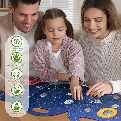 Miniatura 3 de AEAHALY Libros de calcomanías de gelatina para niños de 2 a 4 años, juego de 2 libros silenciosos y ocupados para niños de 1 a 3 años, libro de