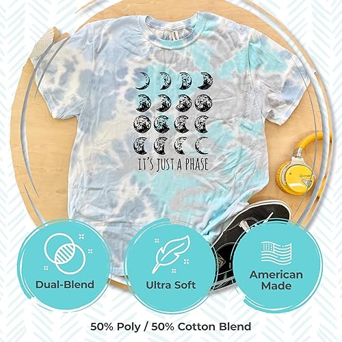 Miniatura 2 de Moonlight Makers, Charleston Rainbow Row, South Carolina, Unisex Graphic Tie Dye Tee, Shirts With Sayings, Funny Comfortable Colorful Tshirt (L,