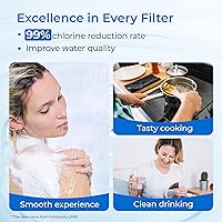 Vista 2 de Waterdrop Whole House - Cartucho de filtro de agua para sedimentos de carbono CTO para GE FXHTC, GXWH40L, W10-PR, Culligan RFC-BBSA, 10 x 4.5