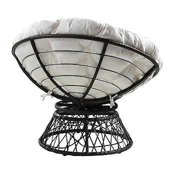 Amazon｜OSP Home Furnishings ウィッカー パパサンチェア 360度