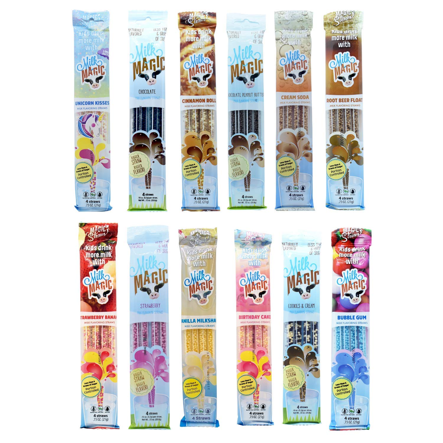 Milk Magic Fun & Challenge Sampler Pack 12 different