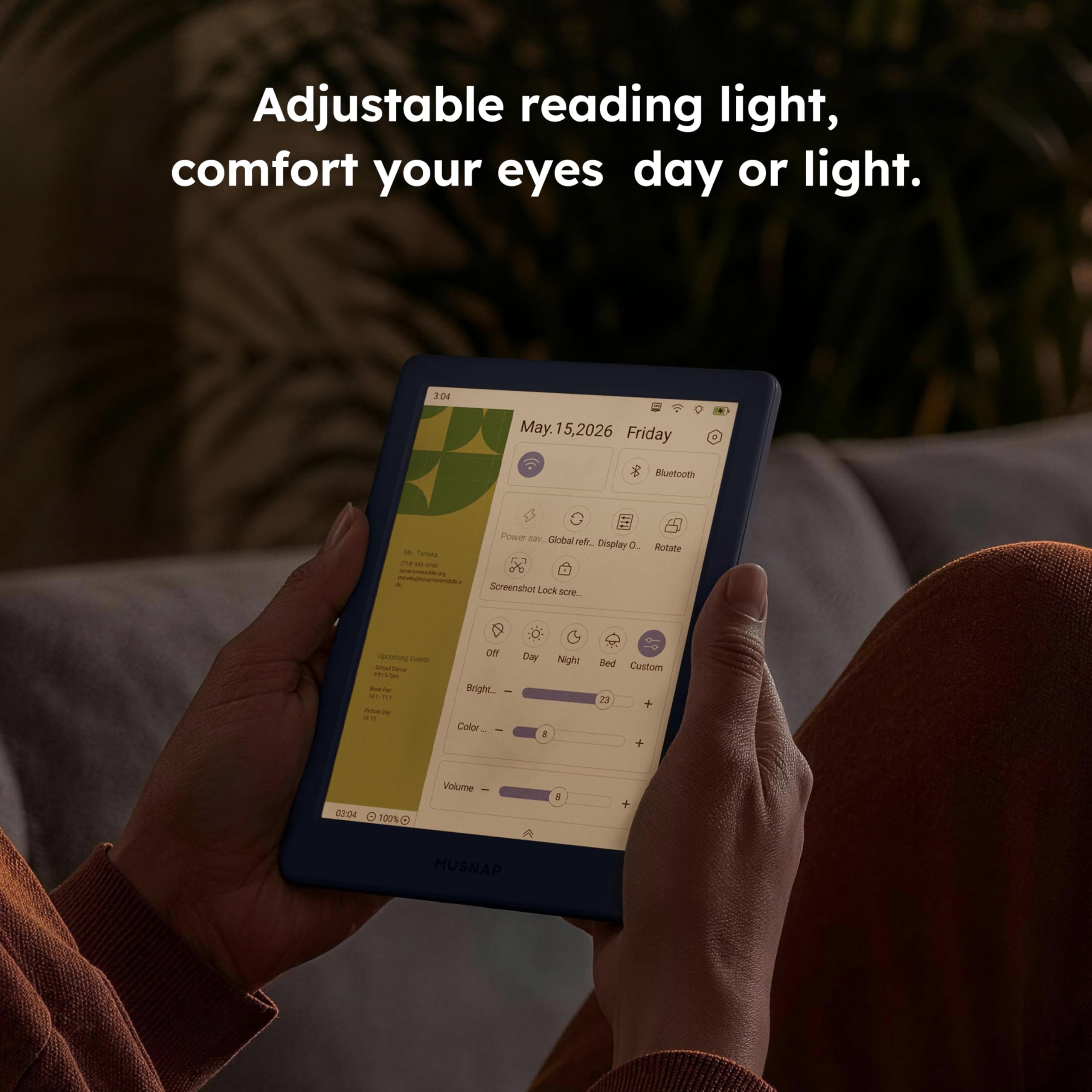 Neo 2C - Lettore eBook a colori da 64 GB+4 GB, supporta app di terze parti, eReader ePaper con inchiostro elettronico da 6 pollici, con display a colori, lunga durata della batteria per la