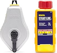 Vista 6 de IRWIN Tools STRAIT-LINE - Tira de gis clásica, 100 pies (IWHT48441)