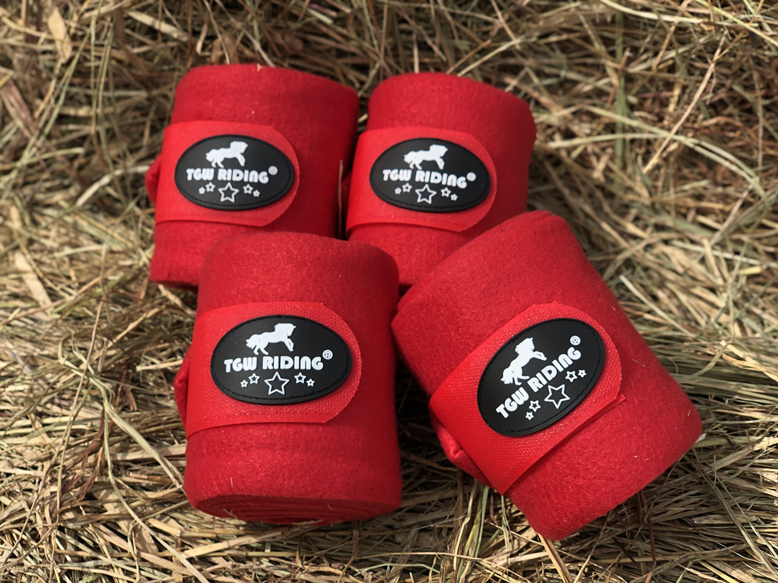 TGW RIDING Horse Polo Leg Wraps, 4Pack