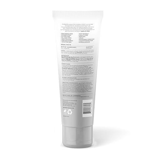 Miniatura 8 de Sonrei Clearly Zinq - Protector solar de gel mineral SPF 60  24% no nano óxido de zinc, amplio espectro UVAUVB, apto para arrecifes, vegano, sin