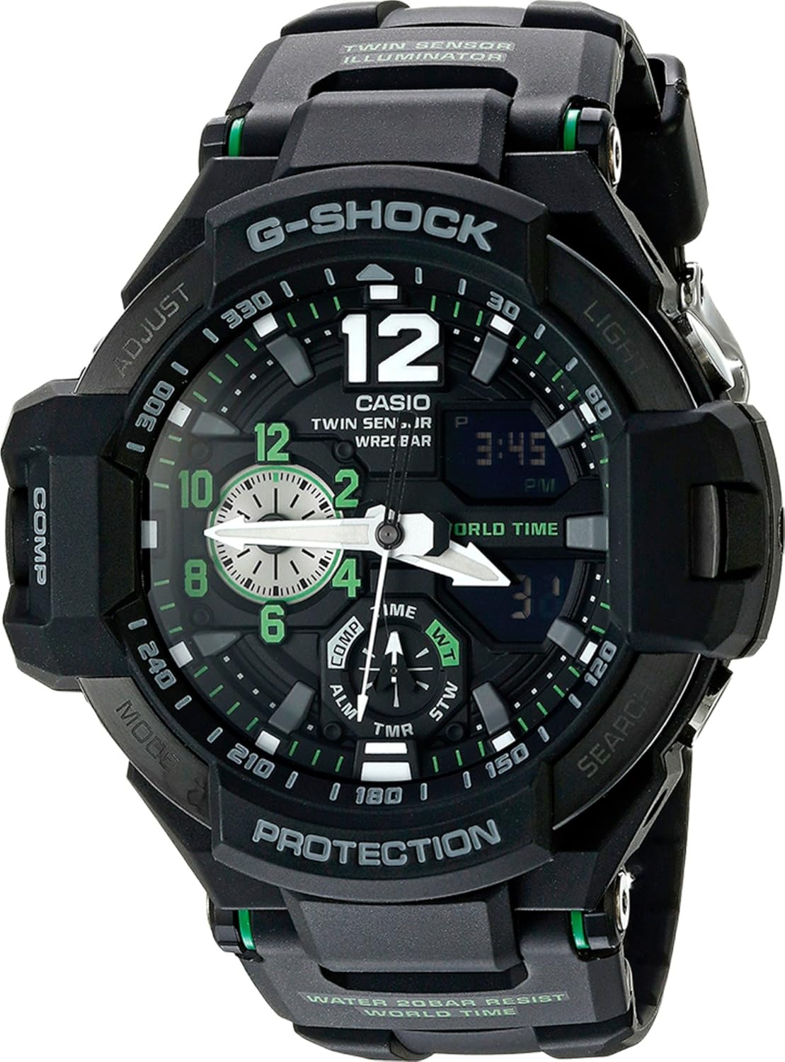 Casio G-Shock Men's Gravitymaster Watch, BlackSilver Togo Ubuy