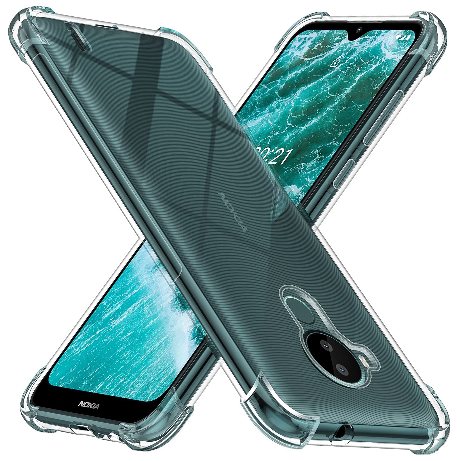 Newlike Nokia C30, [Bumper] Exclusive - Transparent Back Cover Clear Thin Case - for Nokia C30 (B09MTWLHTW) Amazon Price History, Amazon Price Tracker