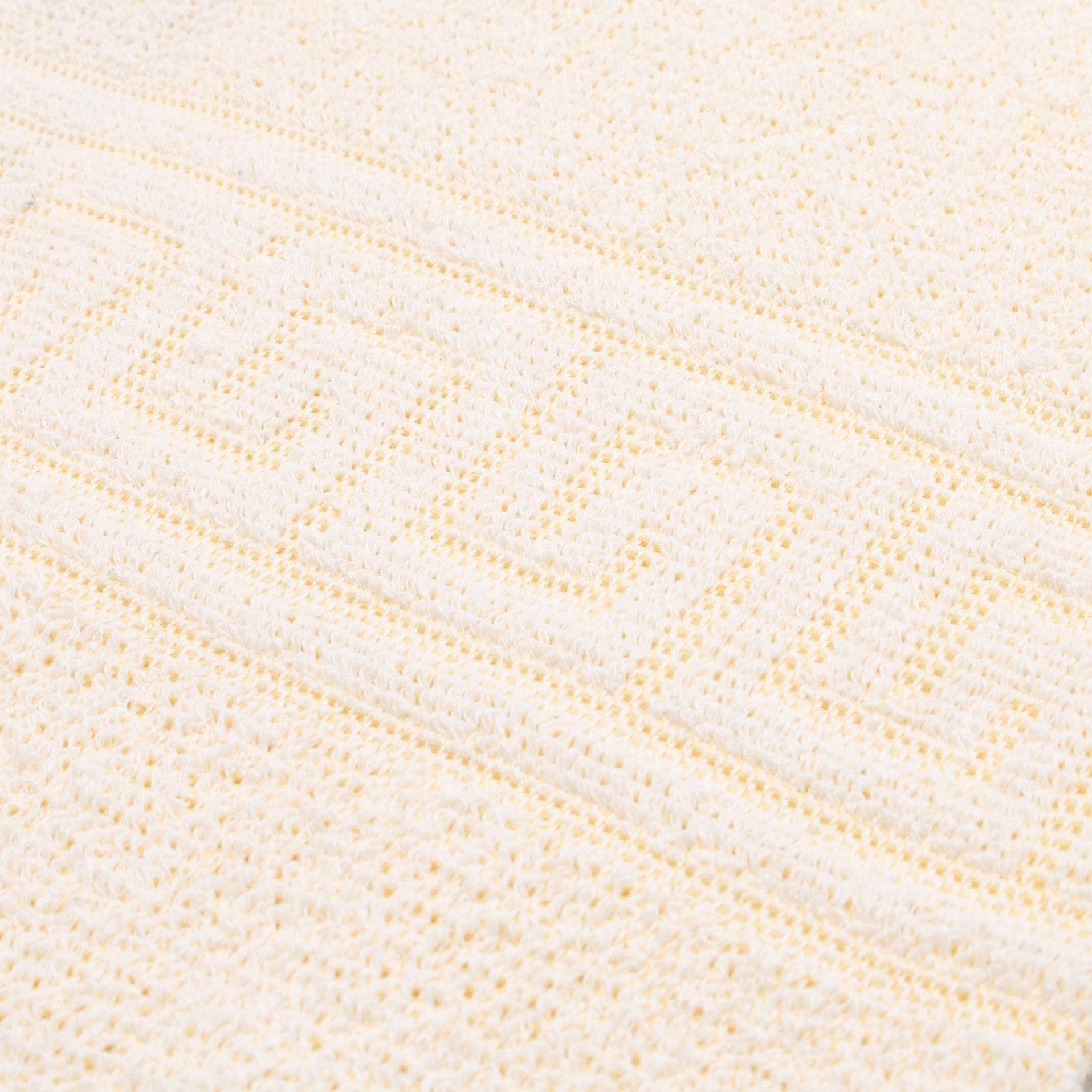 ZOLLNER Set 10 Toallas de Lavabo, Amarillo, 50x100 cm 80% algodón