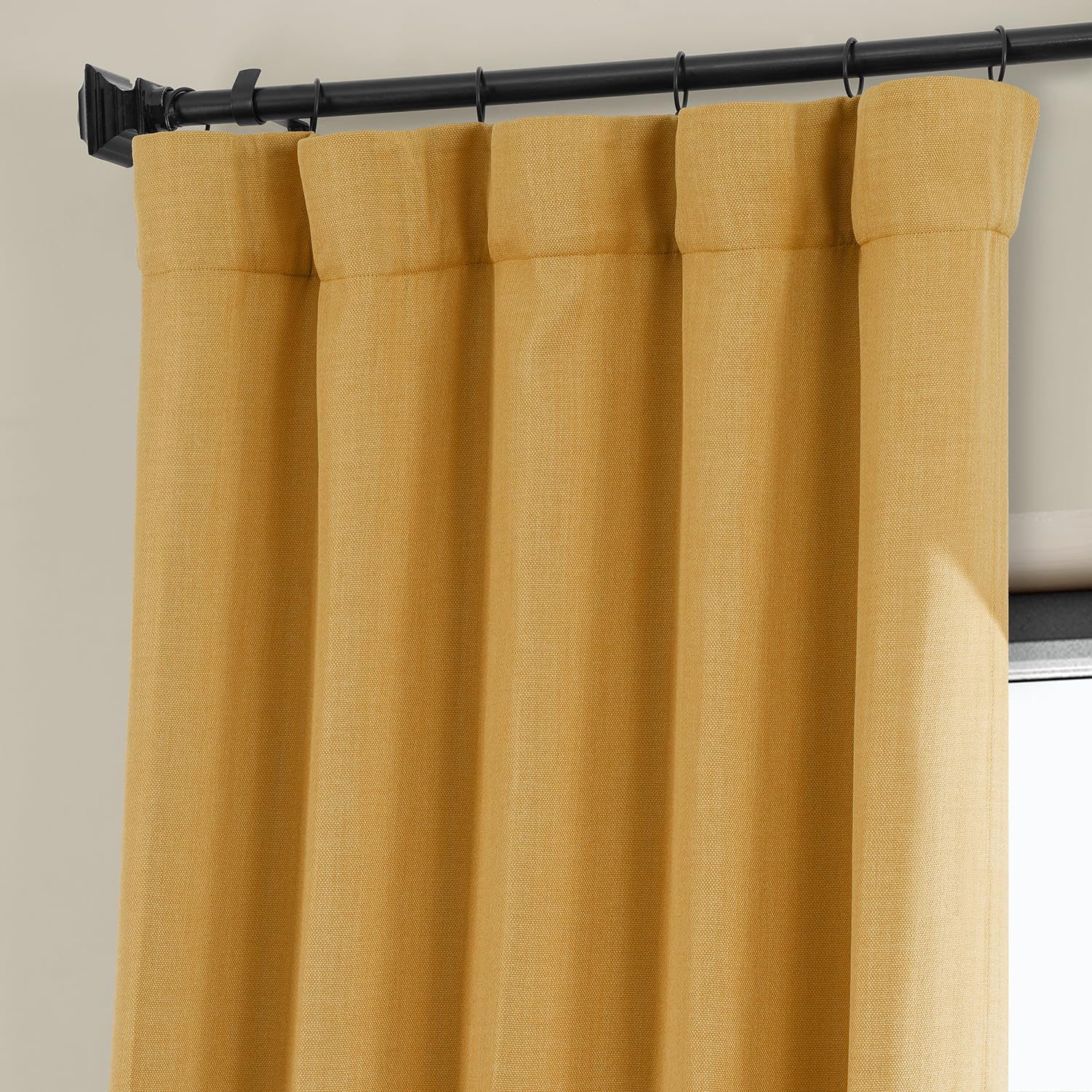 HPD Half Price Drapes Faux Linen Room Darkening Curtains - Image 4