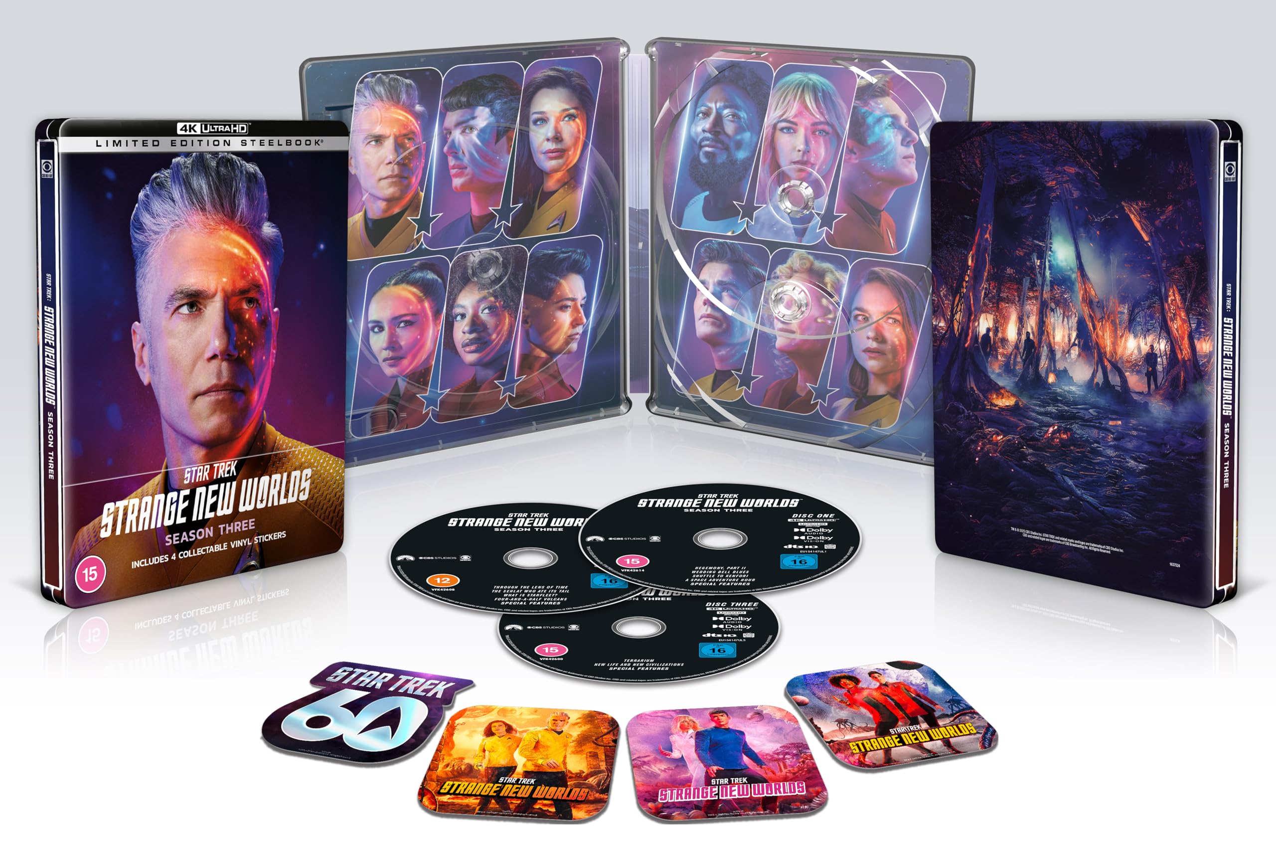 Star Trek: Strange New Worlds - Season Three Steelbook [Blu-ray] [Region A]
