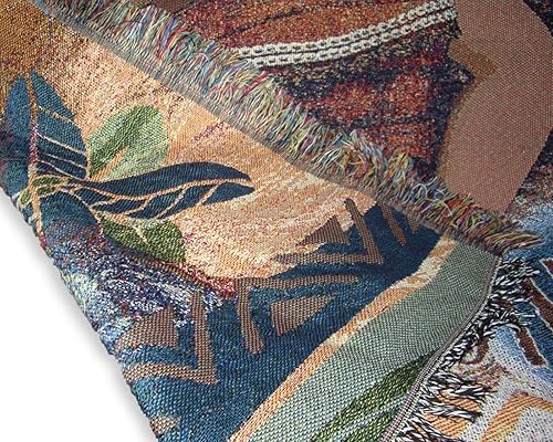 Miniatura 4 de Disney Moana - Manta de tapiz tejida "Island Girl", 48 x 60 pulgadas, multicolor