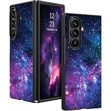 GaoBao Mobile Phone Case for Samsung Galaxy Z Flod 7 Case, Galaxy Z Flod7 Case, Nebula Pattern Glow in the Dark Thin Soft TPU Bumper Shockproof Anti-Scratch Protective Case, Nebula Pattern