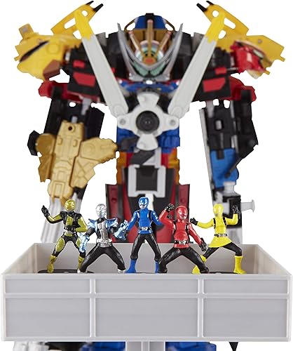 Miniatura 9 de Power Rangers Beast Morphers Beast-X Ultrazord Ultimate Collection incluye las 5 figuras de acción de Zord conversión Exclusivo de Tienda -
