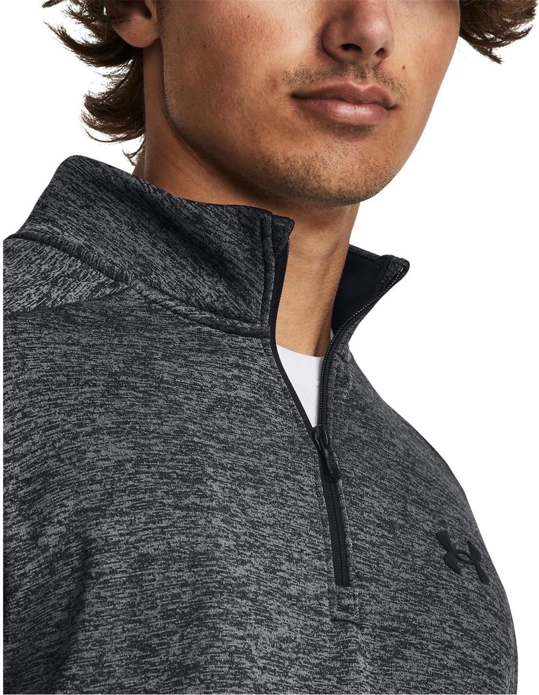 Under Armour mens Armour Fleece Twist Quarter Zip - Image 5