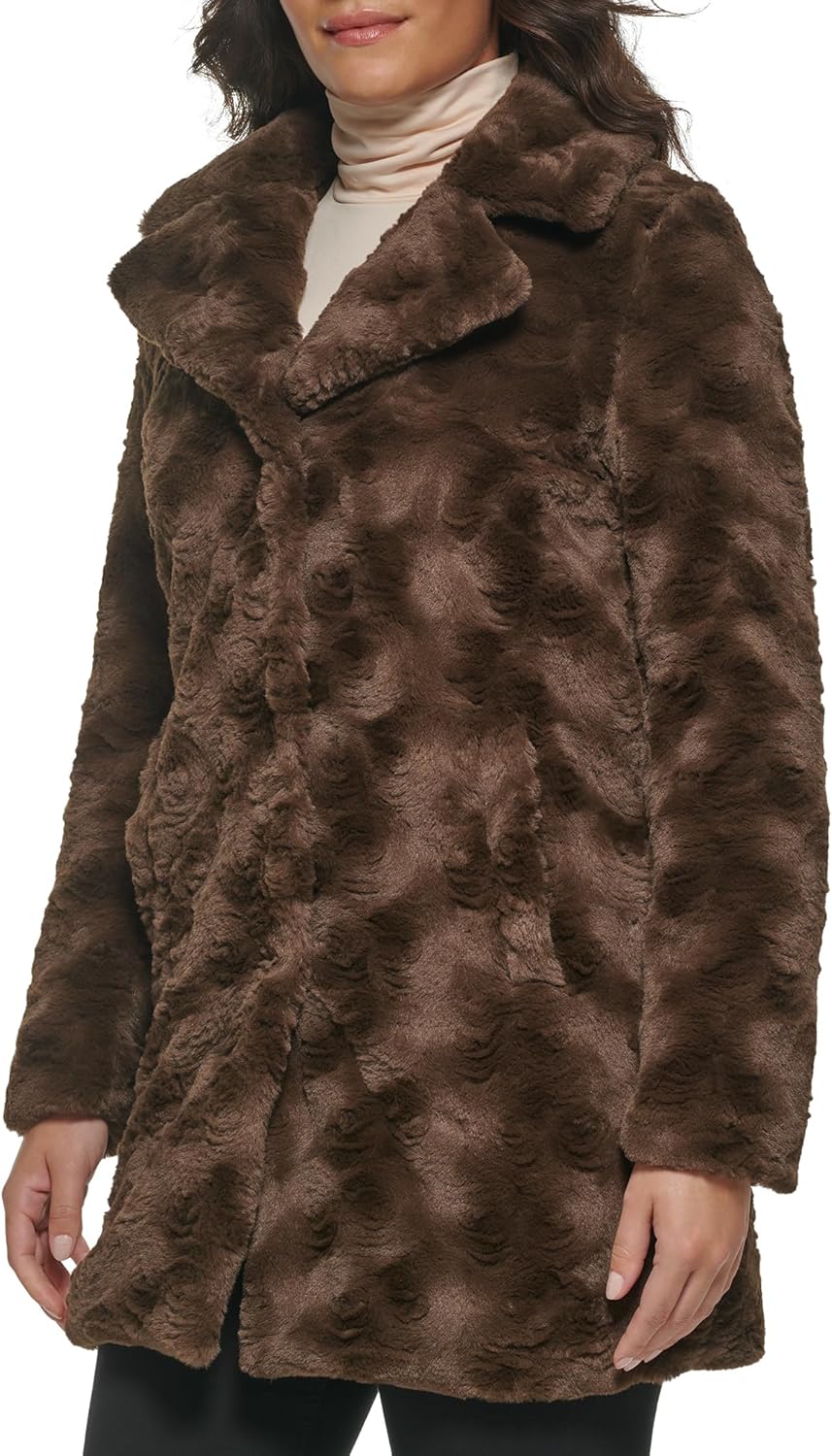 Kenneth Cole Women's Faux Fur Jacket - Image 2