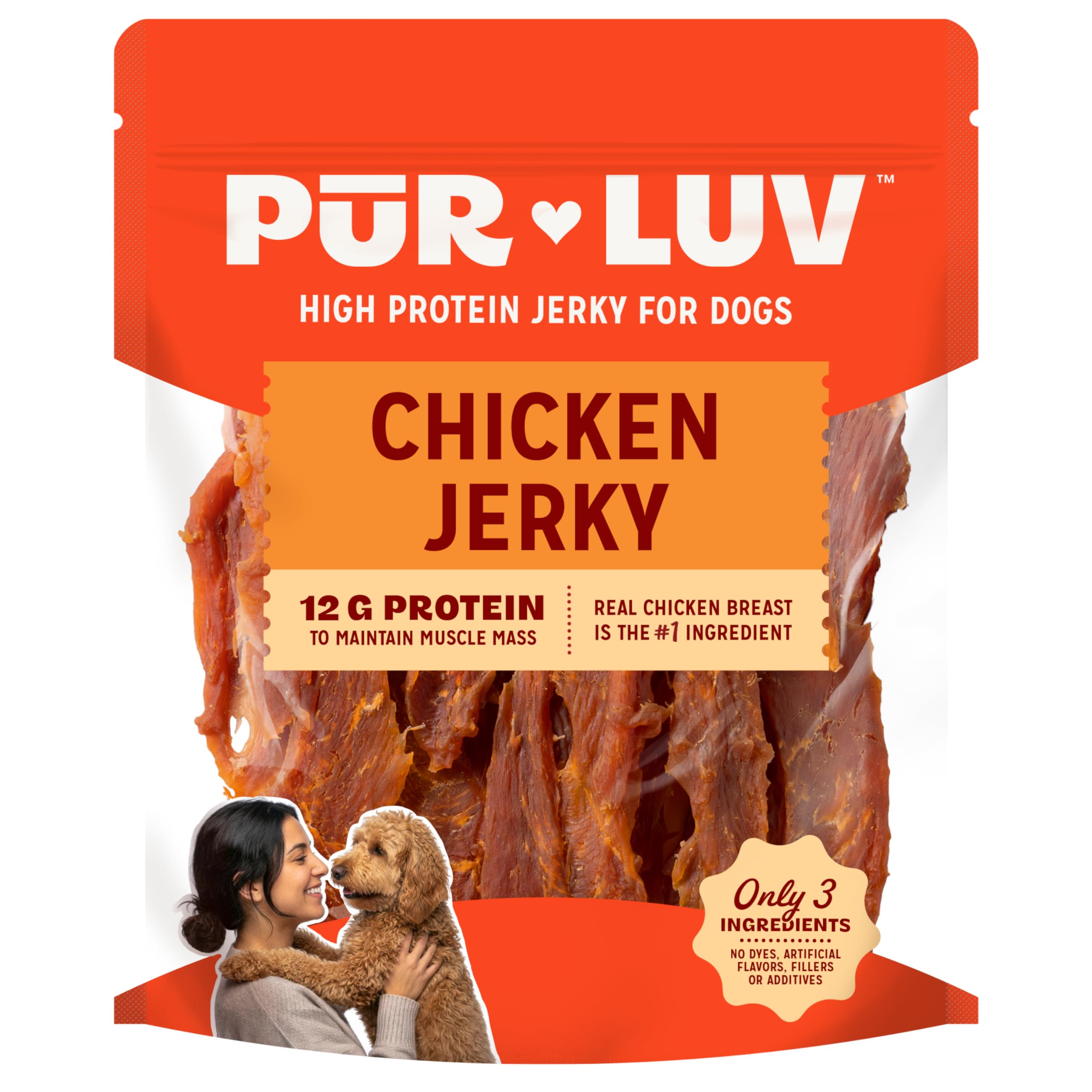 Pur Luv Chicken Jerky Dog Treats