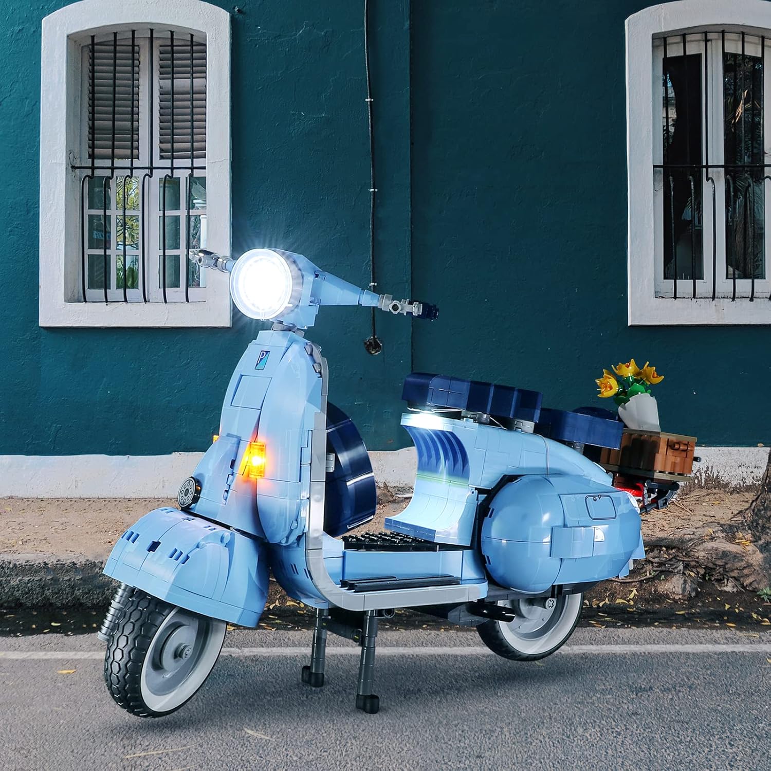 Lightailing Led Light for Lego 10298 Vespa 125 Building Blocks Model - NOT Included The Model Set