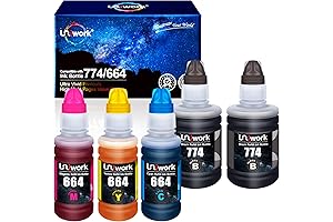 Compatible Refill Ink Bottle Replacement for Epson Printers